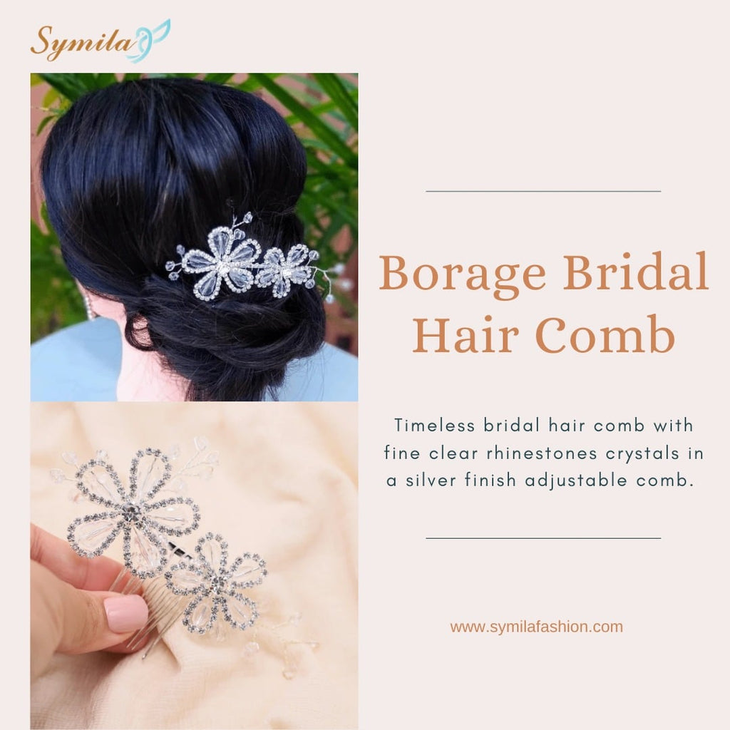 You Must Have Bridal Hair Clips for Your Wedding Day - Symila Fashion