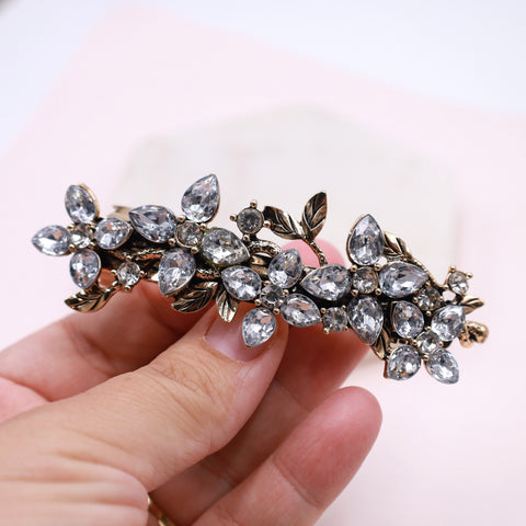 COPY - Estate Deco Style Crystal Hair Clip Barrette - NWT Amazon.com : WHAVEL Hair Clips, 4Pcs Rhinestone Hair Pins  main image 3