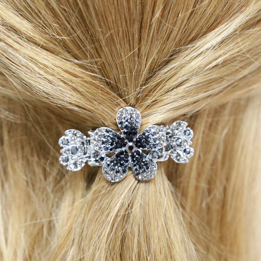 black hair accessory for mother of the bride or mother of the groom