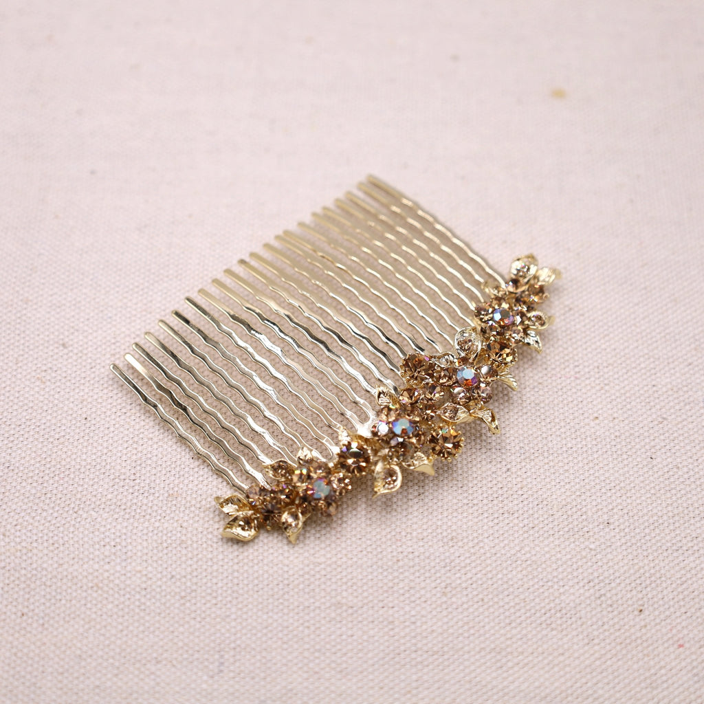 Crystal Side Hair Comb: Elegant Bridal and Event Hair Accessory