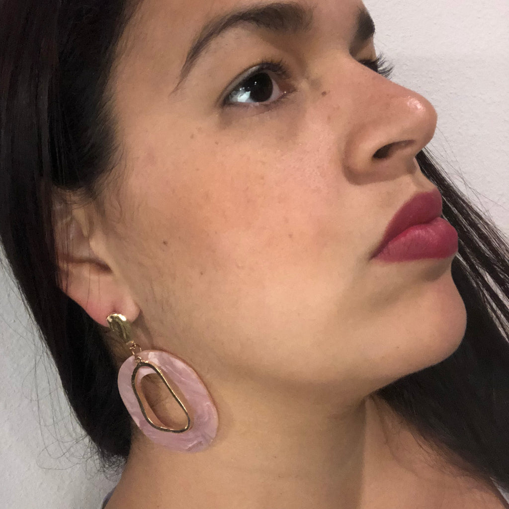Irregular Acrylic Drop Earrings