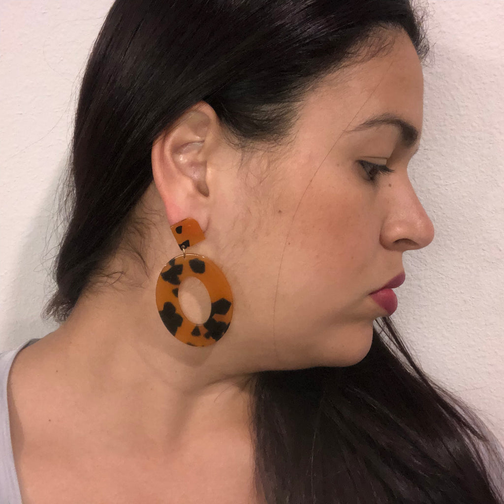 Leopard Animal Print Earrings
