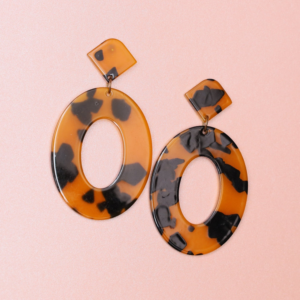 Leopard Animal Print Earrings - Symila Fashion