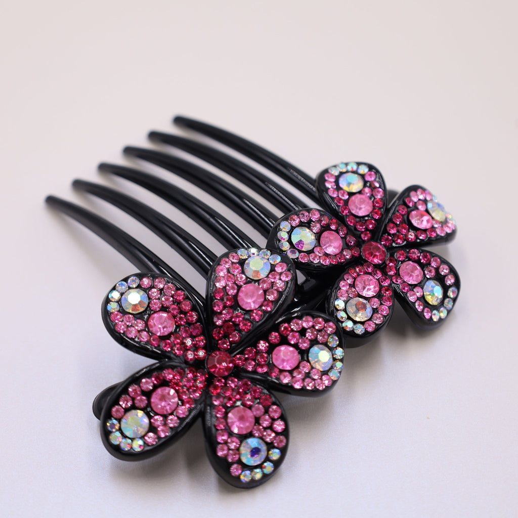 Achieve beautiful hairstyles with this non-slip long-legged hair comb