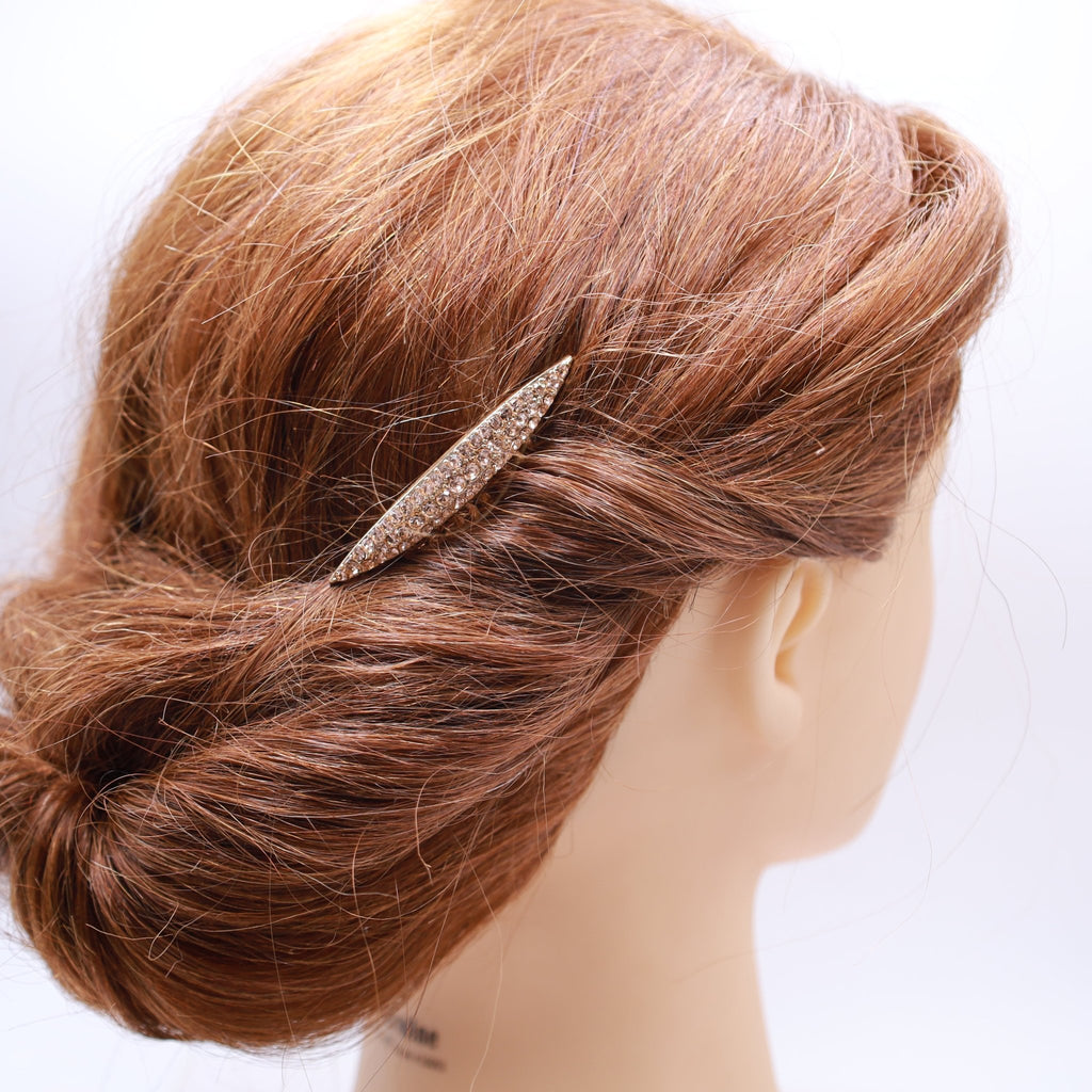 Rose Gold Wedding Crystal Hair Comb Set - Symila Fashion